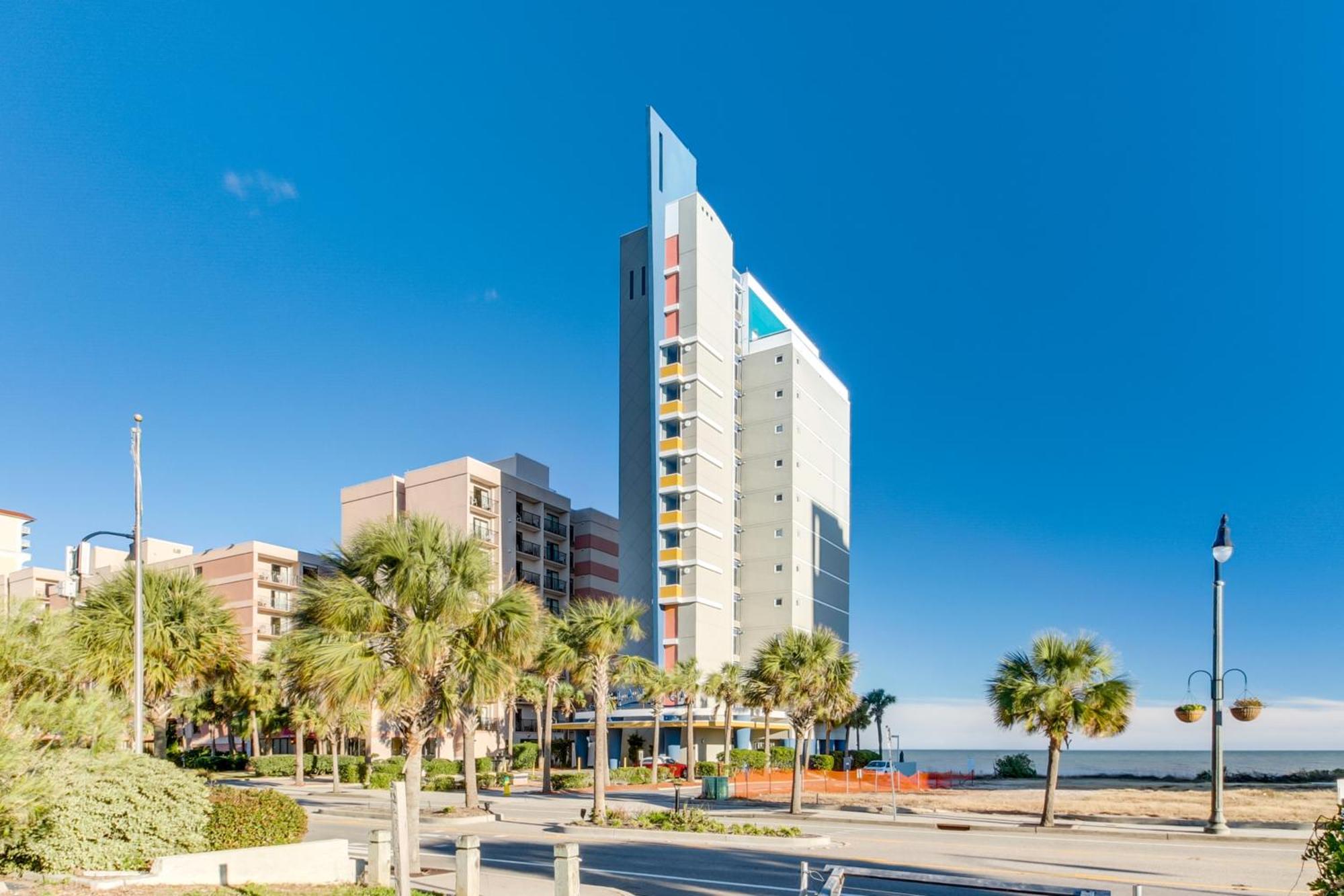 Hosteeva Stunning Atlantica Resort Condo W Ocean-Front Views And Pools شاطئ ميرتل المظهر الخارجي الصورة