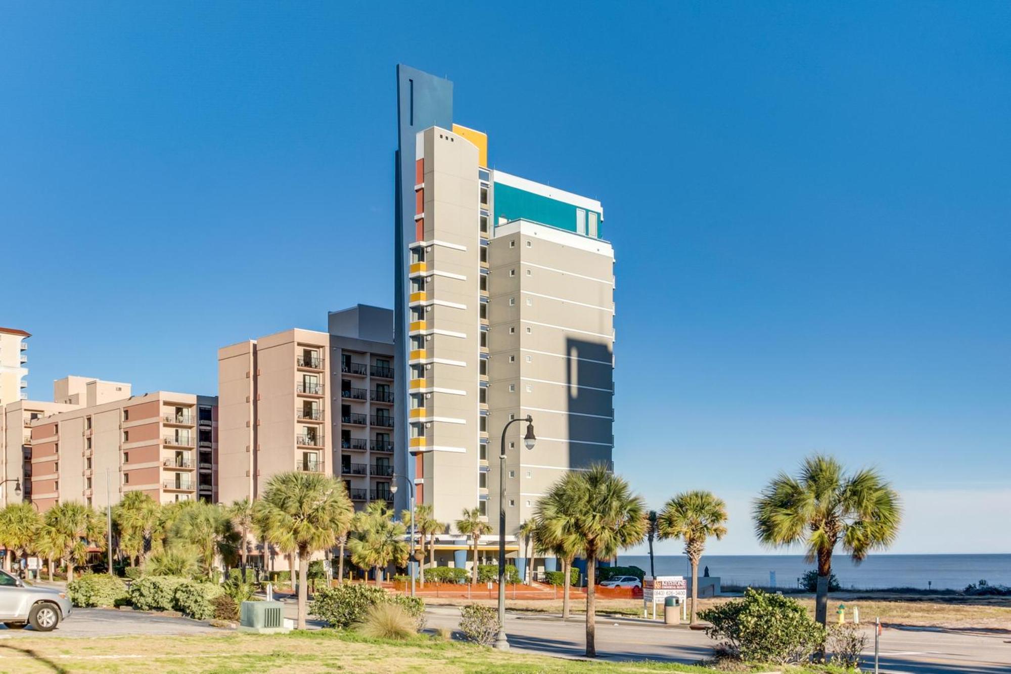 Hosteeva Stunning Atlantica Resort Condo W Ocean-Front Views And Pools شاطئ ميرتل المظهر الخارجي الصورة