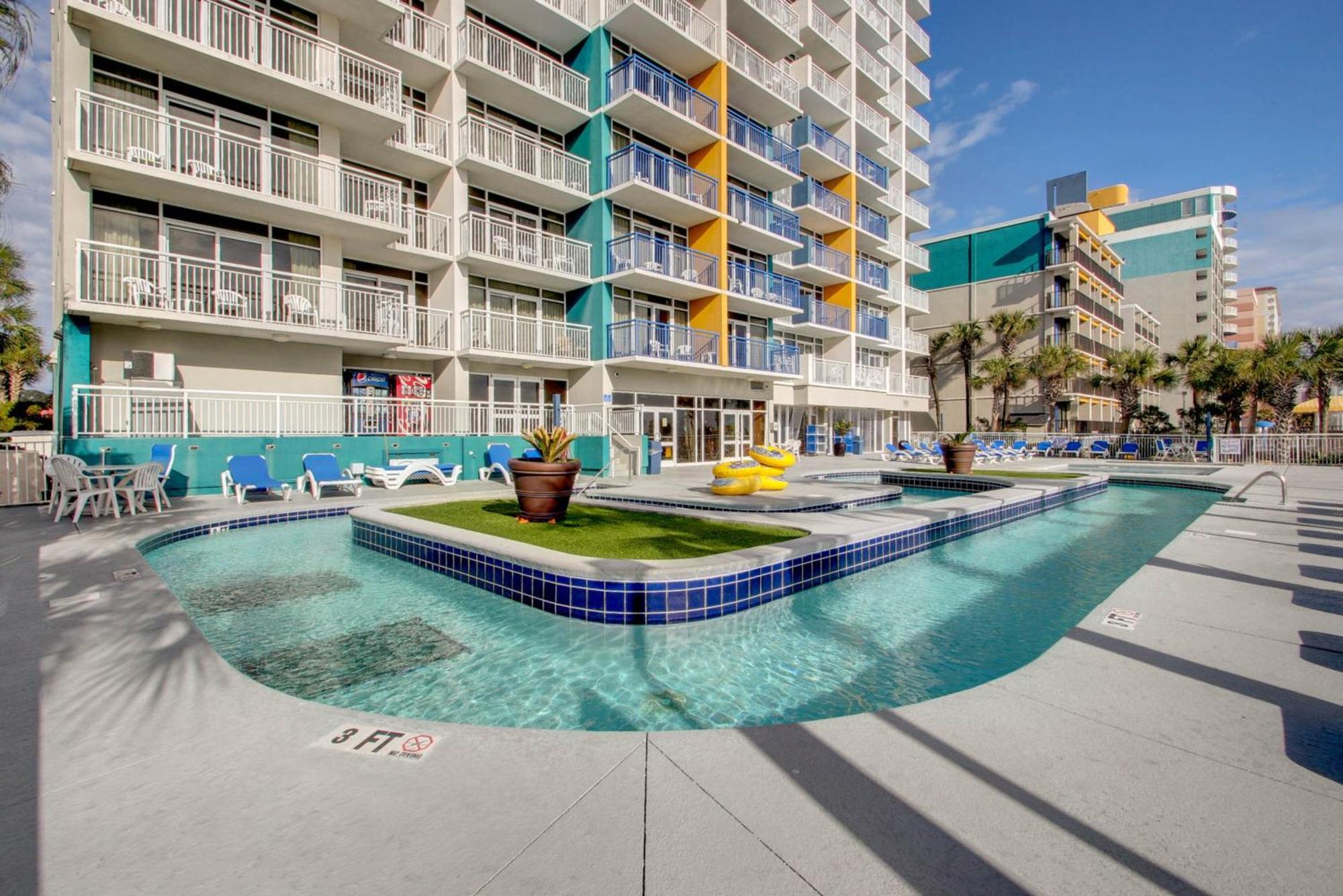 Hosteeva Stunning Atlantica Resort Condo W Ocean-Front Views And Pools شاطئ ميرتل المظهر الخارجي الصورة
